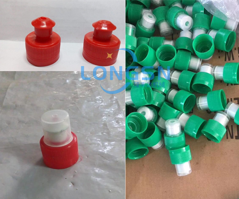 Automatic multi- function plastic push pull cap assembly machine