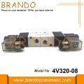 Válvula de controle direcional pneumática 4V320-08 5/2 maneira 24VDC