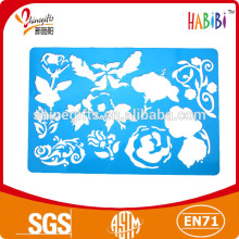 cute flower drawing stencils made in china