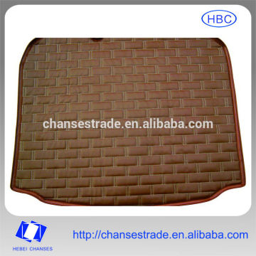brown colour EVA car trunk mat