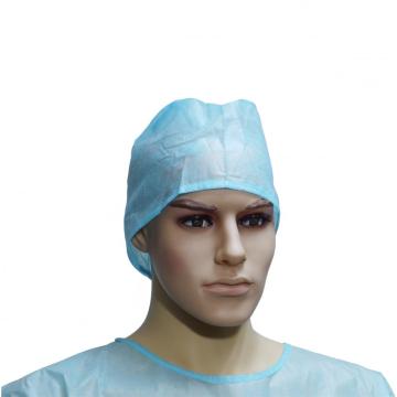 disposable pp SMS surgeon integral cap with tie