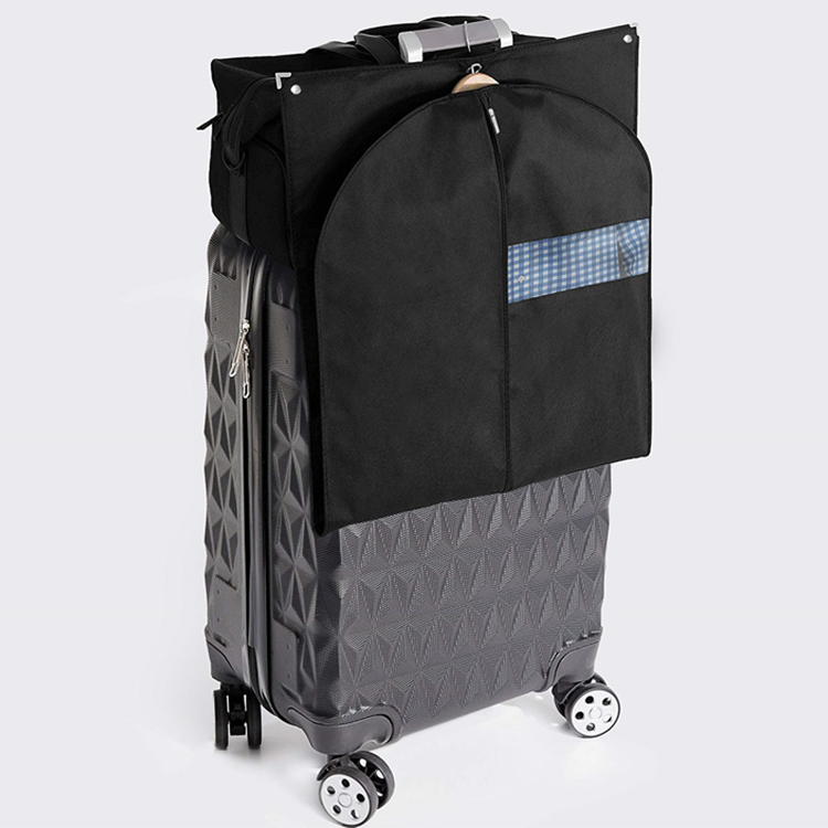 Custom non woven suit cover Garment Bag Suit Bag for Storage and Travel