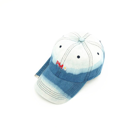 Pequeño sombrero de vaquero bordado Daisy gorra de béisbol lavada