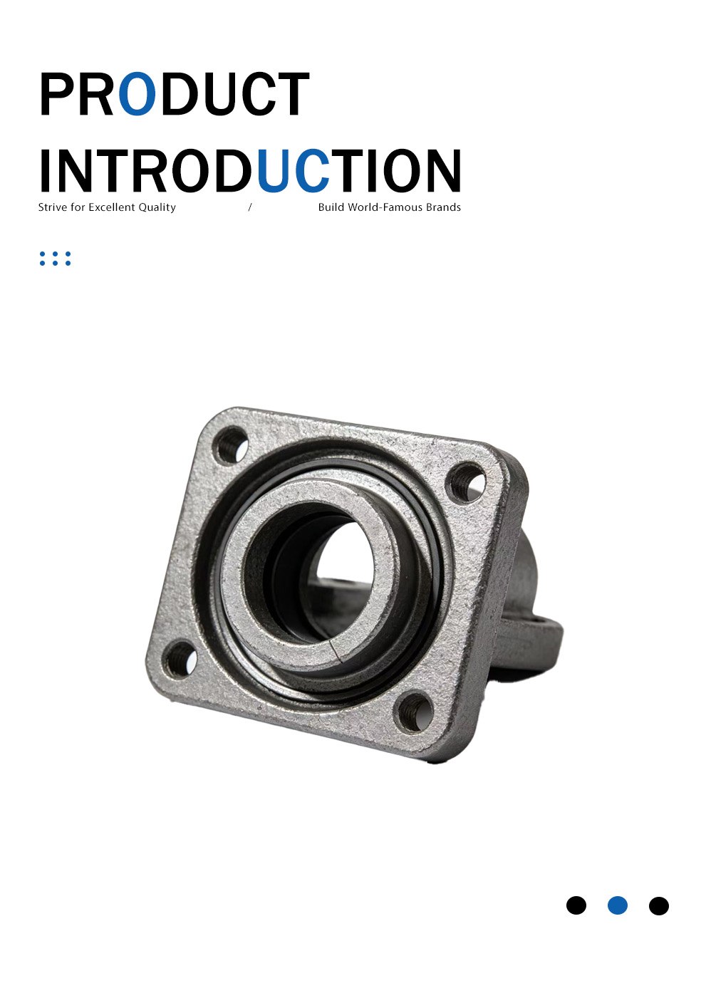 Отливка основания тяжелого разъема из ковкого чугуна Ductile Iron Heavy Connector Connection Base Casting