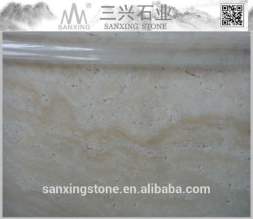 Natural stone Super white travertine marble tile