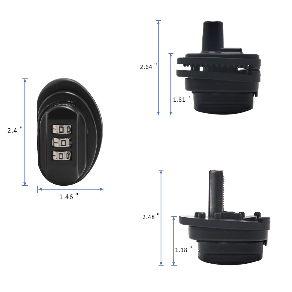 3 Number Password Combination Lock for Pick Gun Lock Factory Directing Wholesale Gun Trigger Lock/