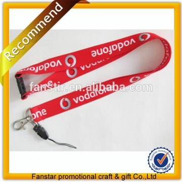 CMYK Submliamtion polyester lanyard strap with plastic buckle