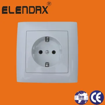 16A Light Socket 250V Electrical Wall Switch Socket