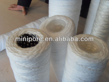 absorbent cotton string wound filter cartridge