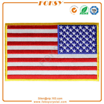 American Flag embroidered patches custom