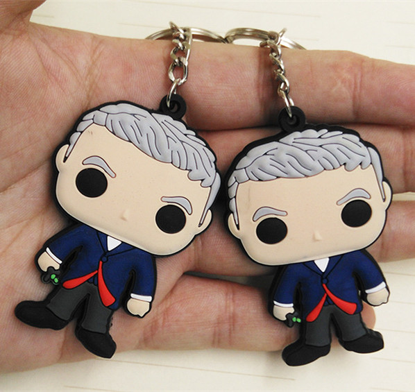 Promotional Cartoon Shape PVC Keyring 1