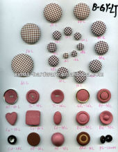 Fabric Covered Sewing Buttons for Hair Accessories
