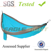 Parachute fabric travel hammock