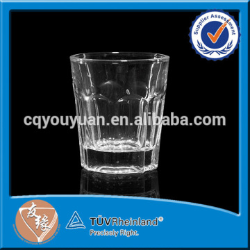High Quality Transparent Pressed Unbreakable Clear Shot Glass Cups