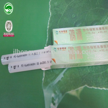 Pure raw material LG XL1800 PEX-a heating tubes/pipes and fittings
