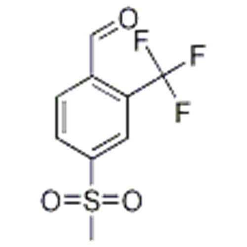 ２−ホルミル−５−（メチルスルホニル）ベンゾトリフルオリド、４−ホルミル−３−（トリフルオロメチル）フェニルメチルスルホンＣＡＳ １２１５３１０−７５−０