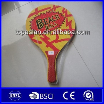 Beach racket set game / Beach paddle racket / wooden beach racket