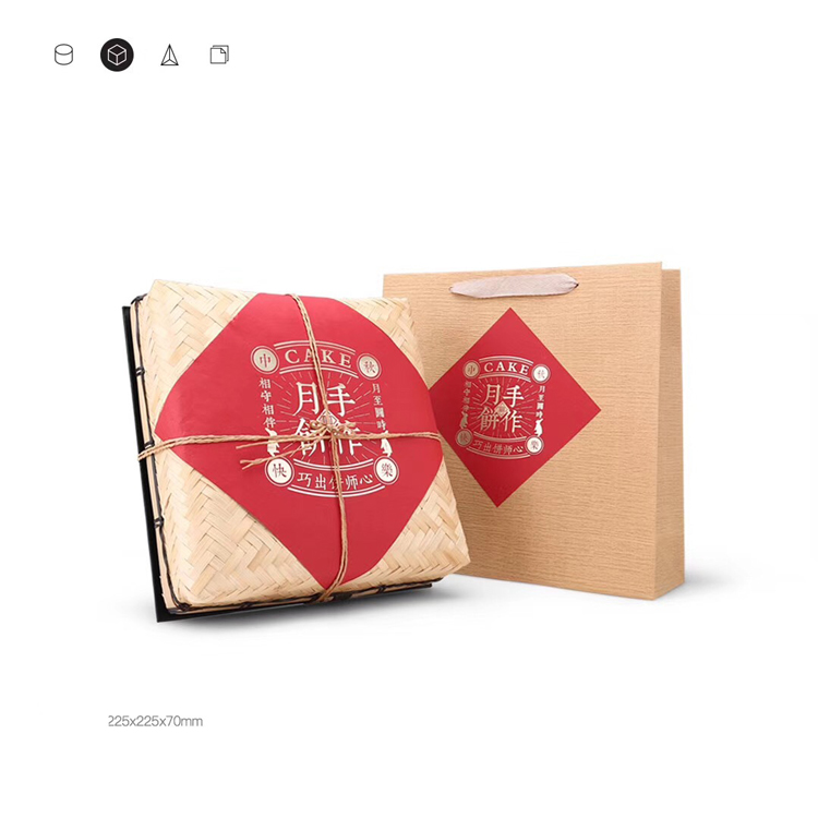 Tianhui mooncake packaging luxury mooncake box mooncake wooden bamboo box