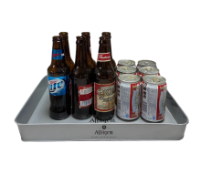 Square Tray with Galvanized Metal