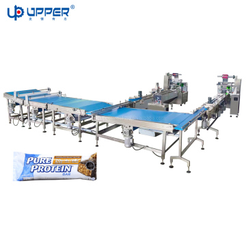 Automatic Food Packing Machine for Protein Bars with Chocolate Coating - New Condition