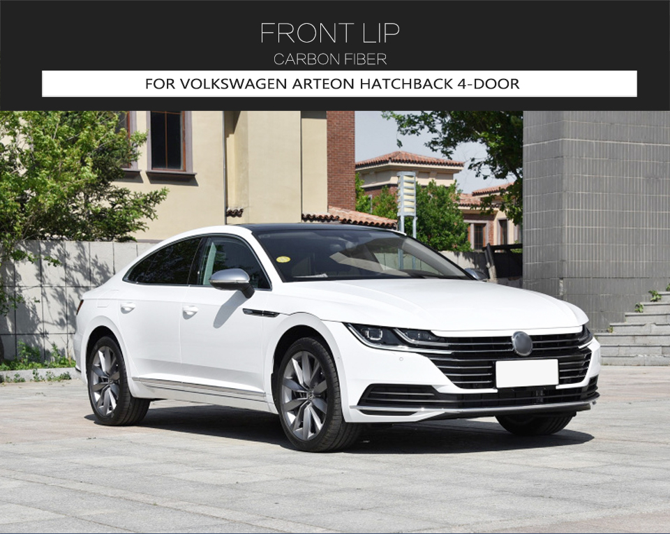 Carbon Fiber CC Front Lip for Volkswagen Arteon Hatchback 4-Door 2019-2020