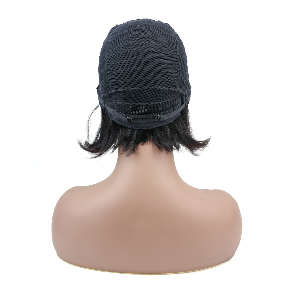 4*4 Lace Closure Bob Wig 10A Nature Color Straight Bob Wigs 10-12 Inch Brazilian Hair Wholesale In Stock,100% Human Hair