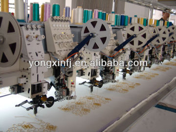 Mix heads Coiling Embroidery machine