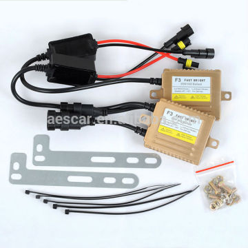 Golden quick bright F3 ballast 35w slim hid ballast for car
