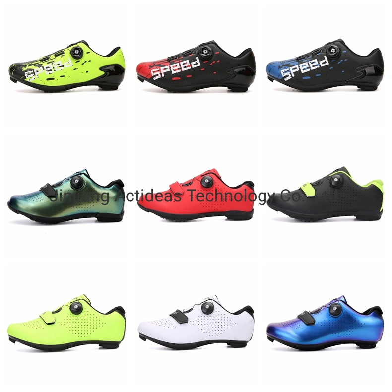 Wholesale OEM Men Women Black Carbon Road Bike Cycling Shoes