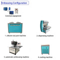 Automatic cloth industrial embossing machine