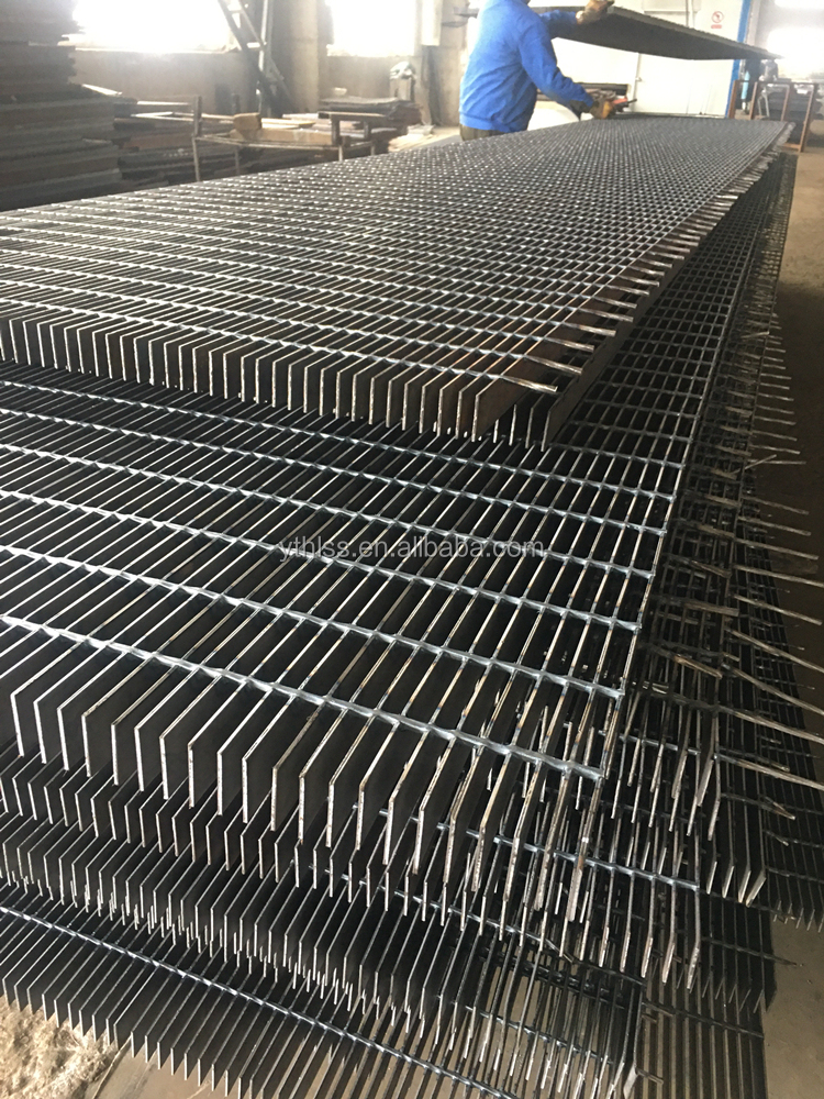 Heavy duty metal walk grate panel steel floor grates