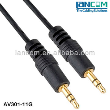LC Popular Used Stable Quality Stereo Cable, 3.5mm stereo microphone CableMale to Male, mono to stereo cable