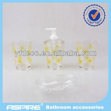 newly acrylic double hand soap dispenser