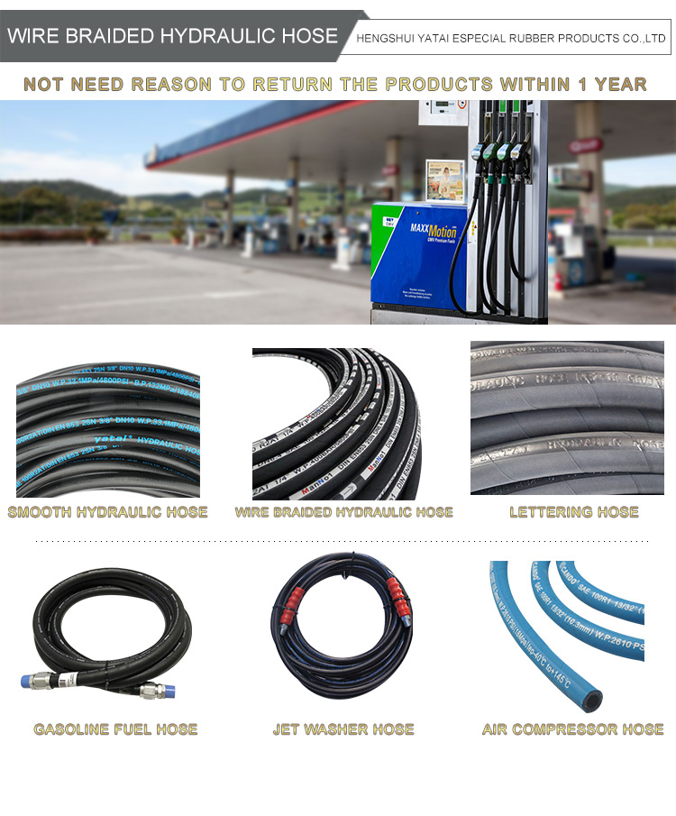 1sc Steel Wire Braid Jet Clean Hose High Pressure Car Jet Washer Hose