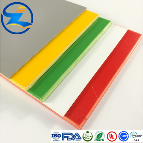 Película/hoja/placa de PVC con alto contenido de PVC de alto brillo