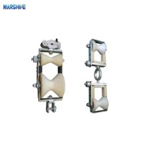 Double Sheave Stringing Block Nylon Cable Pulley