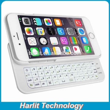 Mini Slide Out Wireless Bluetooth Keyboard With Case For iPhone 7 Pocket Keyboard With Physical Keypad For iPhone