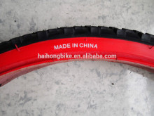 colored bike tires/red bike tires/Haihong bike tires