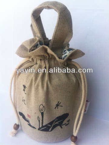 Linen gift bag