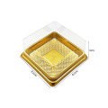 Recyclable Clear Transparent Plast Square Cake Boxes