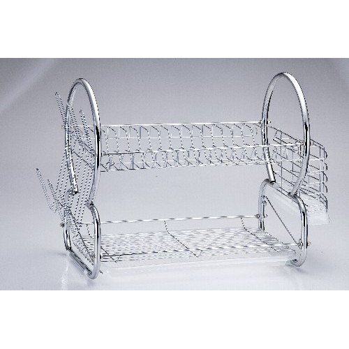 2 Tier Chrome Dish Schotel Rack