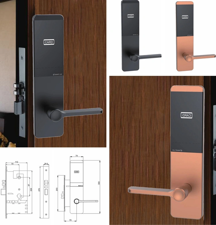 RFID Hotel Safe Intelligent Smart Electronic Solid Wooden Door Lock