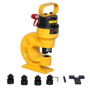 hydraulic busbar hole making punch machine