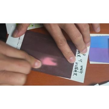 Reversible hand thermochromic ink