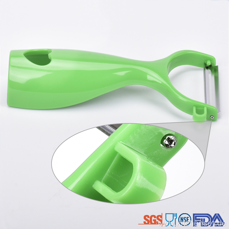 Fancy Plastic Handle Ergonomic Vegetable Peeler