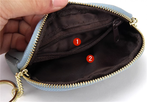 new design zipper coin purse cotton wallet