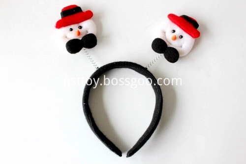 9.4 Inches Black Santa Headband
