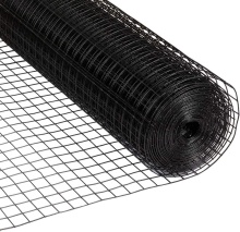 Black PVC coated welded wire mesh hardware cloth
