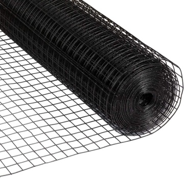 Black PVC coated welded wire mesh hardware cloth