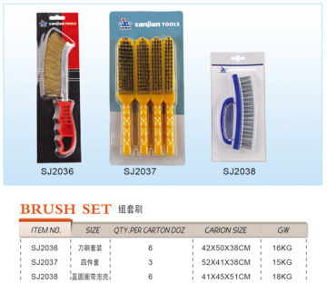 Plastic handle brush